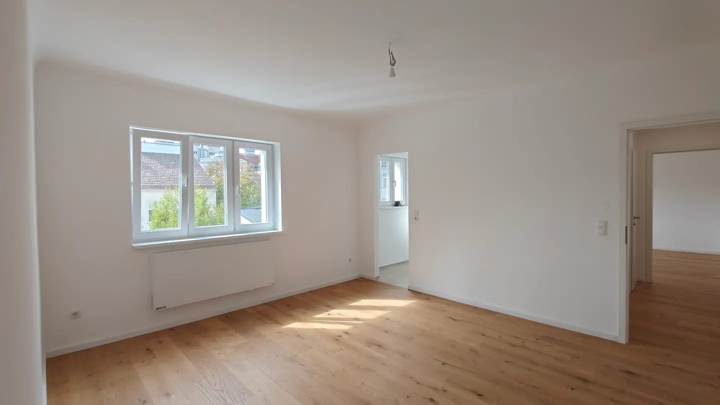 Newly finished Wohnung with oak parquet and elevator