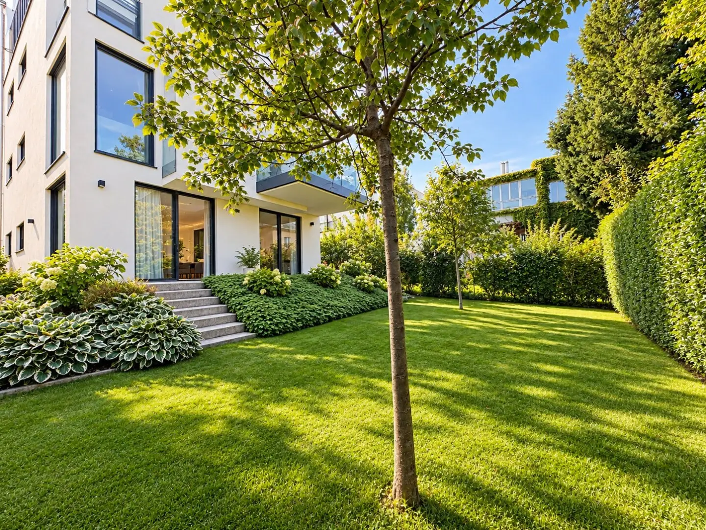 GARTENWOHNUNG, KLIMA, GRÜNRUHELAGE, GARAGE