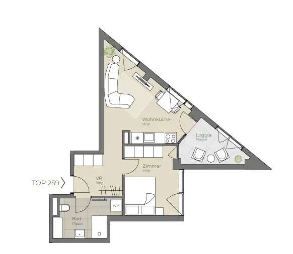 Moderne Neubauwohnung zentral gelegen