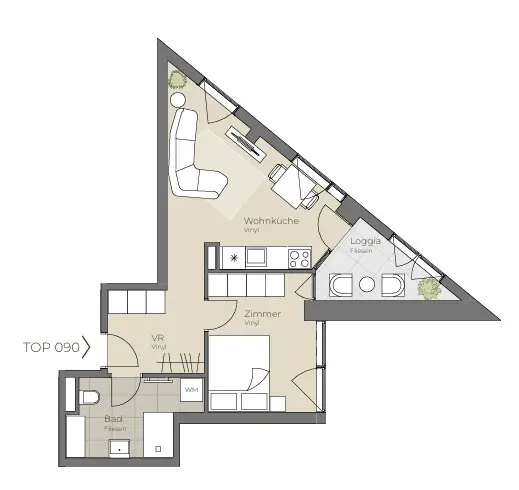 Moderne Neubauwohnung zentral gelegen