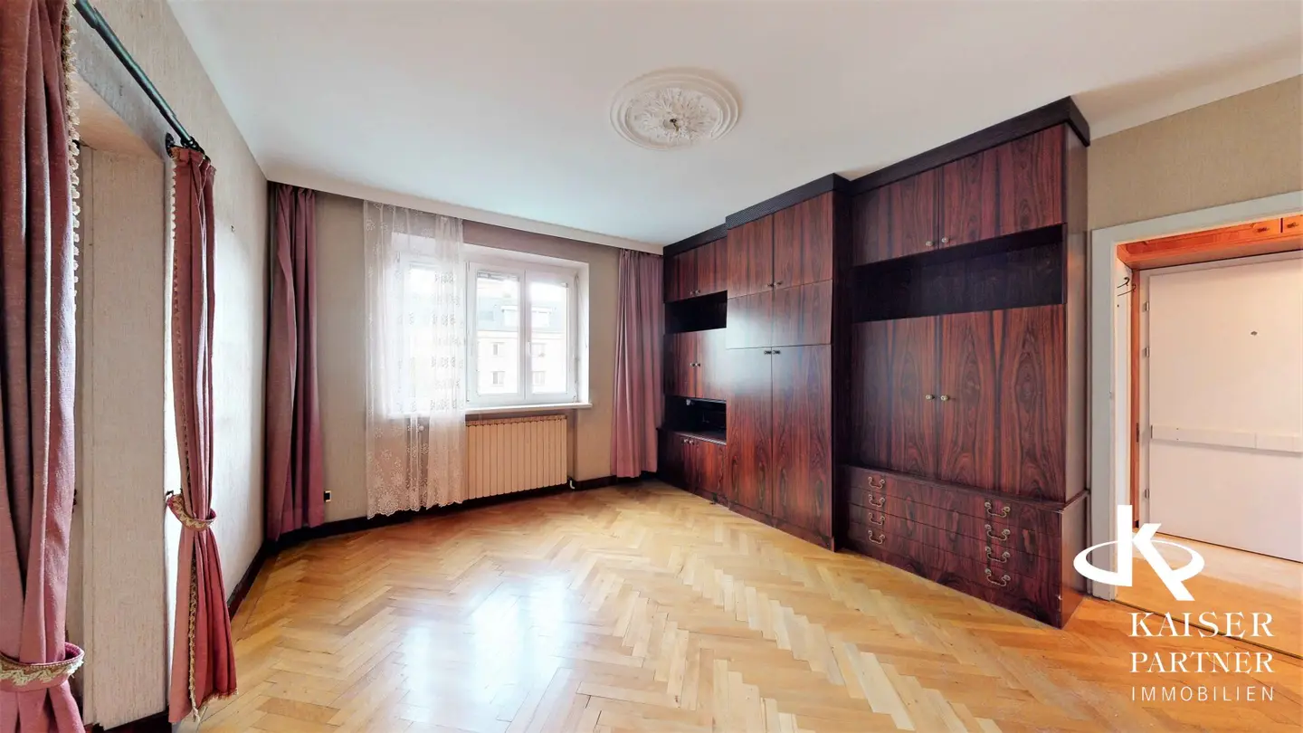 Charming 3-room apartment with green view, communal garden, near Roter Berg in Ober St. Veit