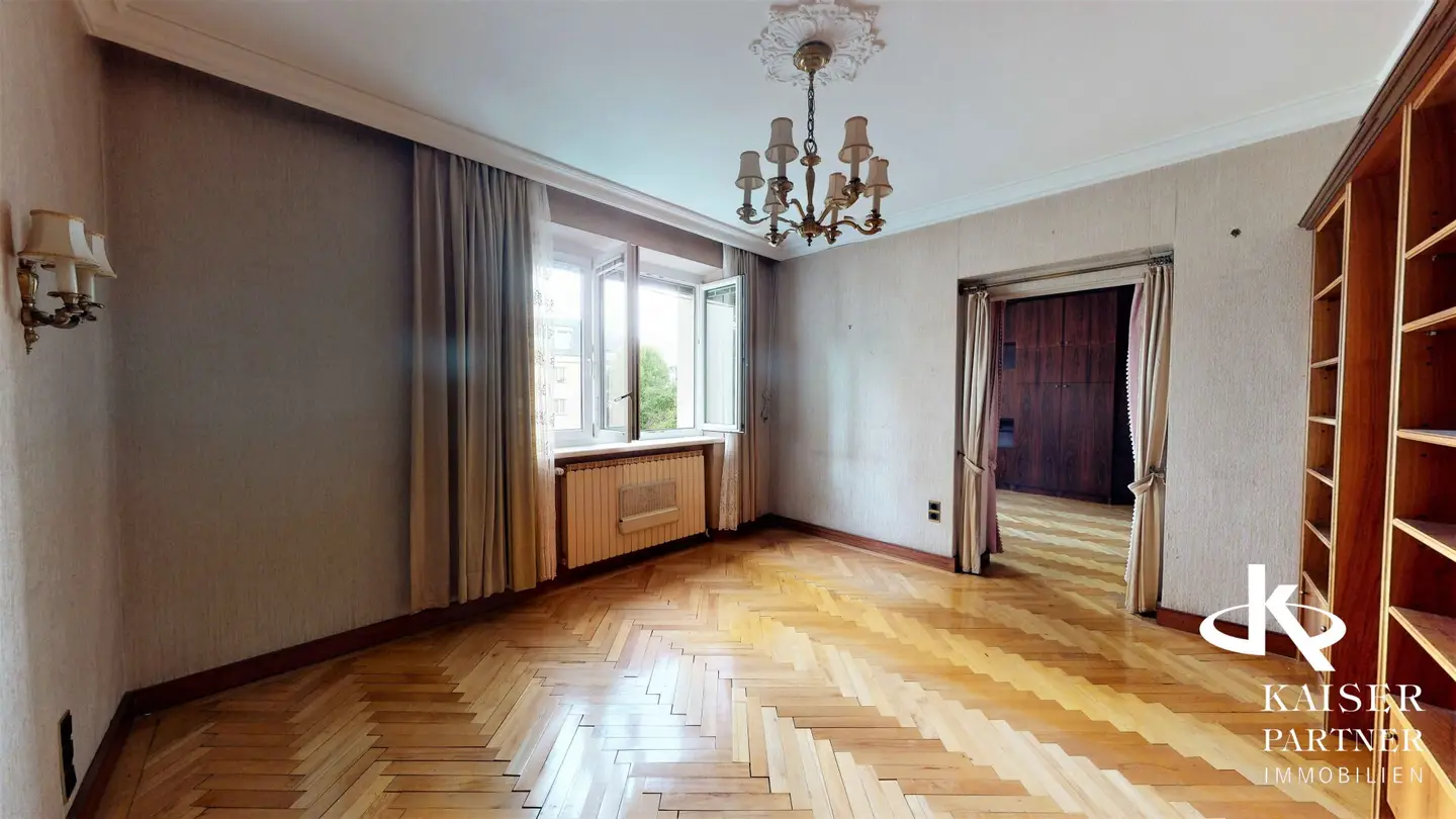 Charming 3-room apartment with green view, communal garden, near Roter Berg in Ober St. Veit