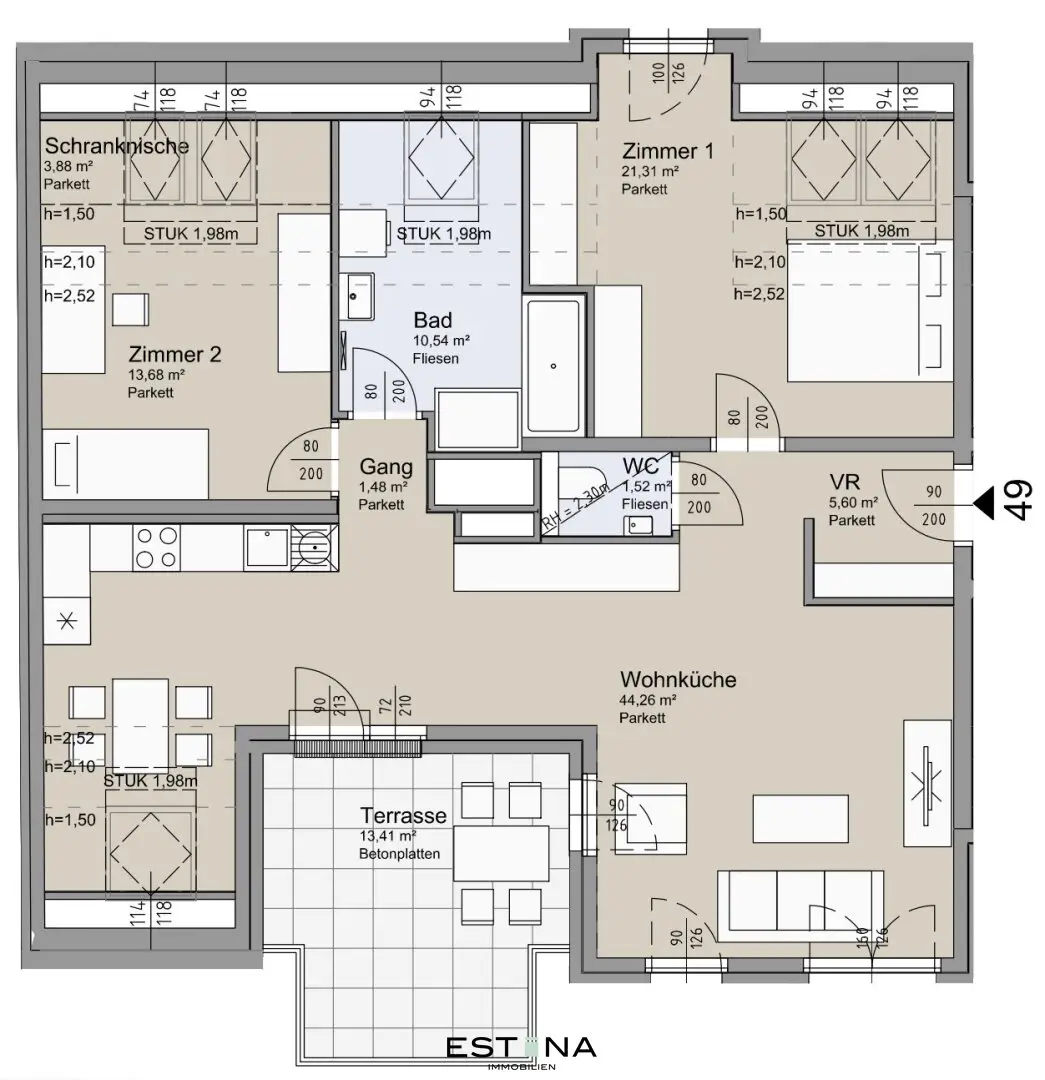 Autumn promotion - save € 5.000 per room! | Exclusive penthouse apartment | SOLEY