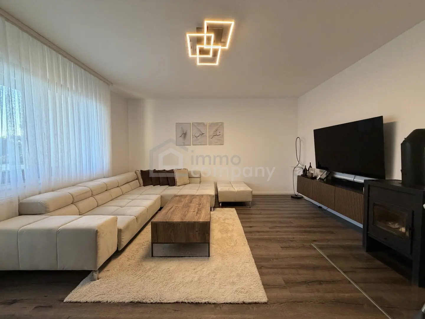 A family apartment with 4 rooms in a natural setting