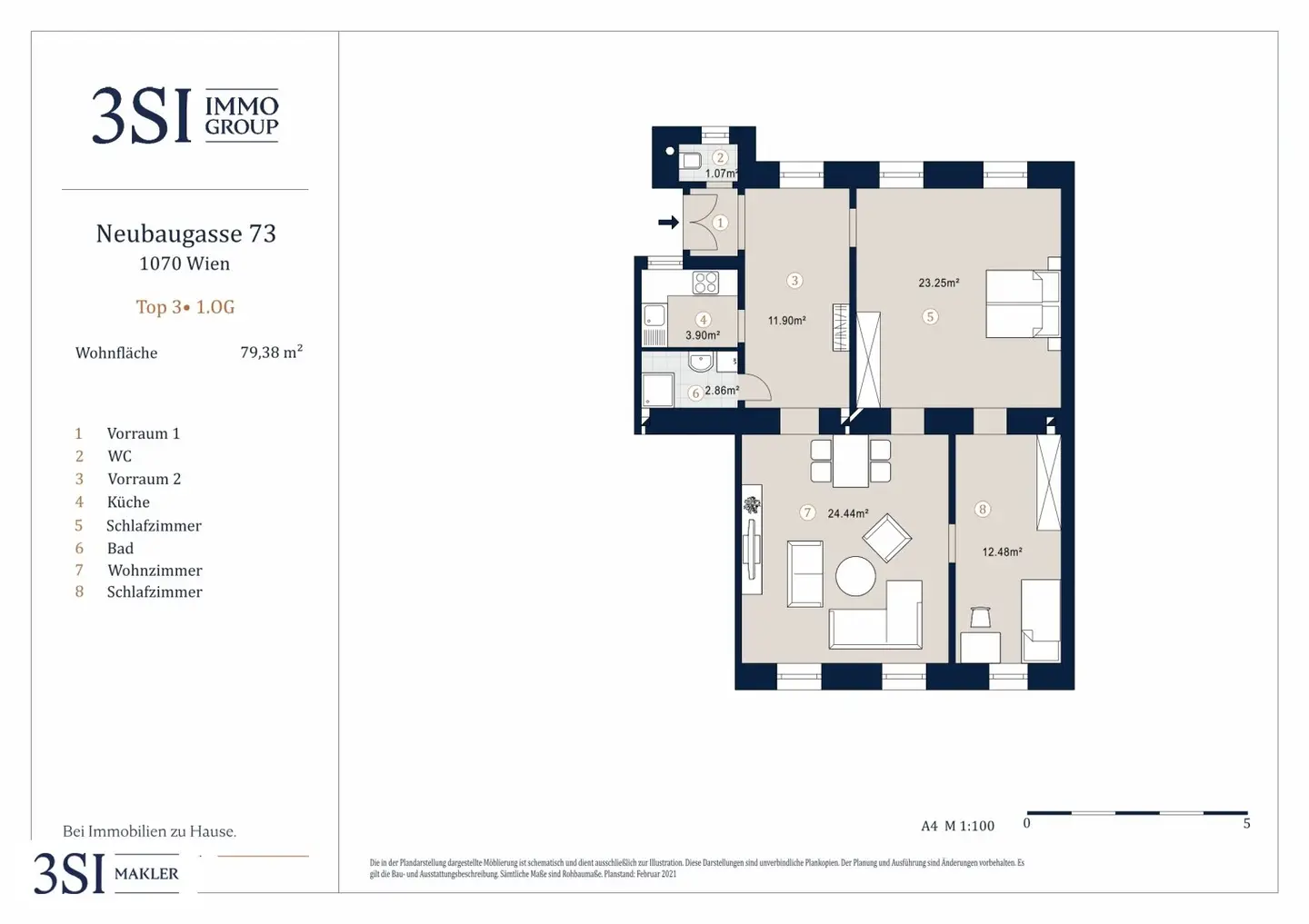 Realize your living dream - classic period old building in desirable location of the 7th district