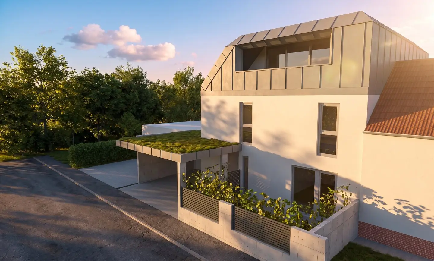Erstbezug Maisonettewohnung mit zwei Dachterrassen und Loggia