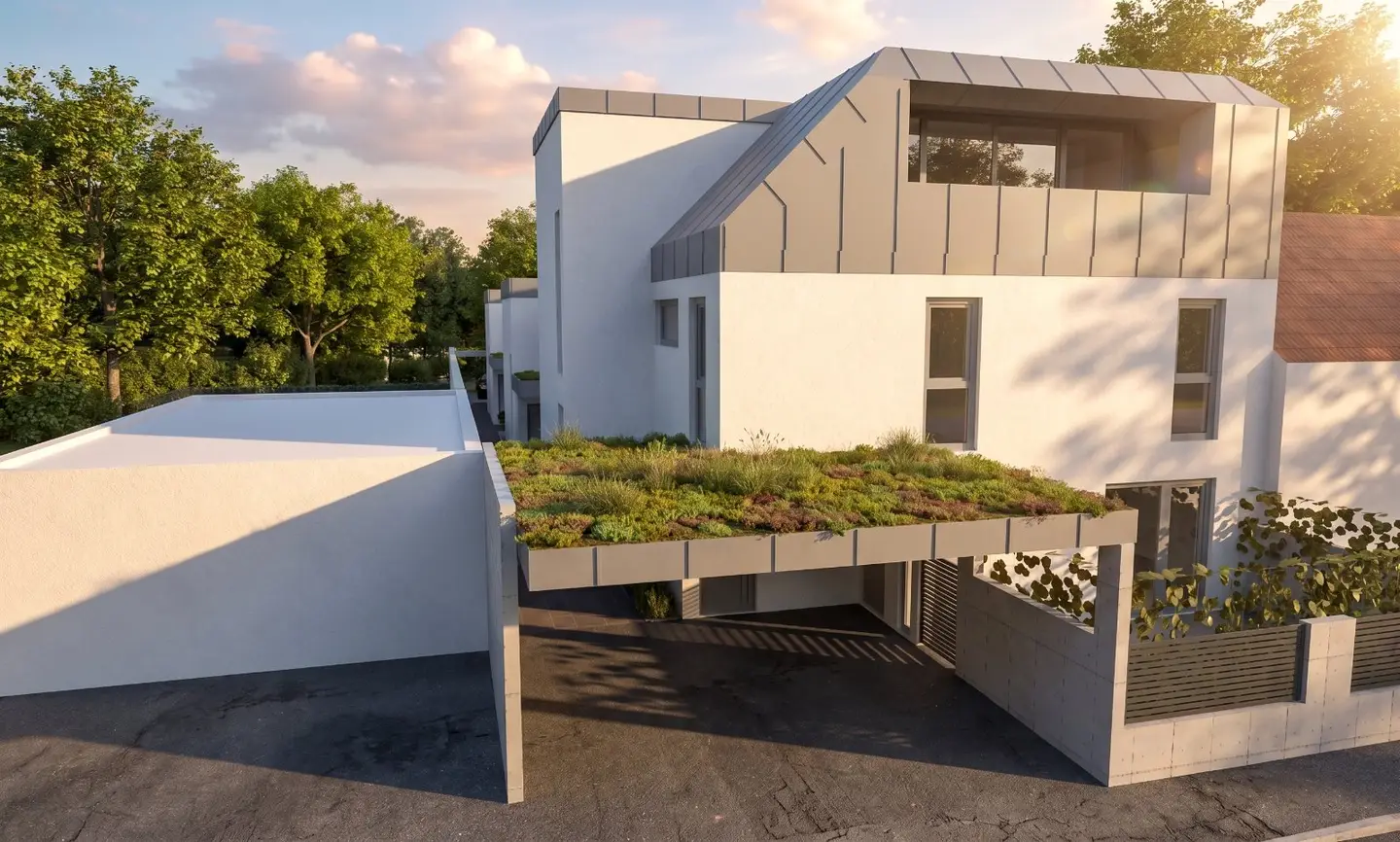 Erstbezug Maisonettewohnung mit zwei Dachterrassen und Loggia
