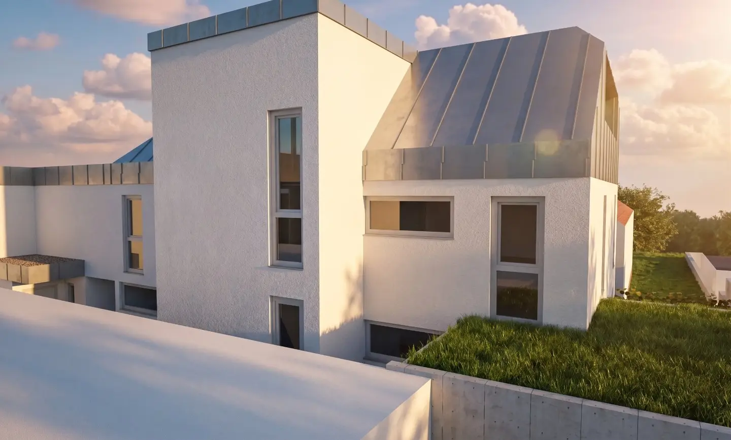 Erstbezug Maisonettewohnung mit zwei Dachterrassen und Loggia