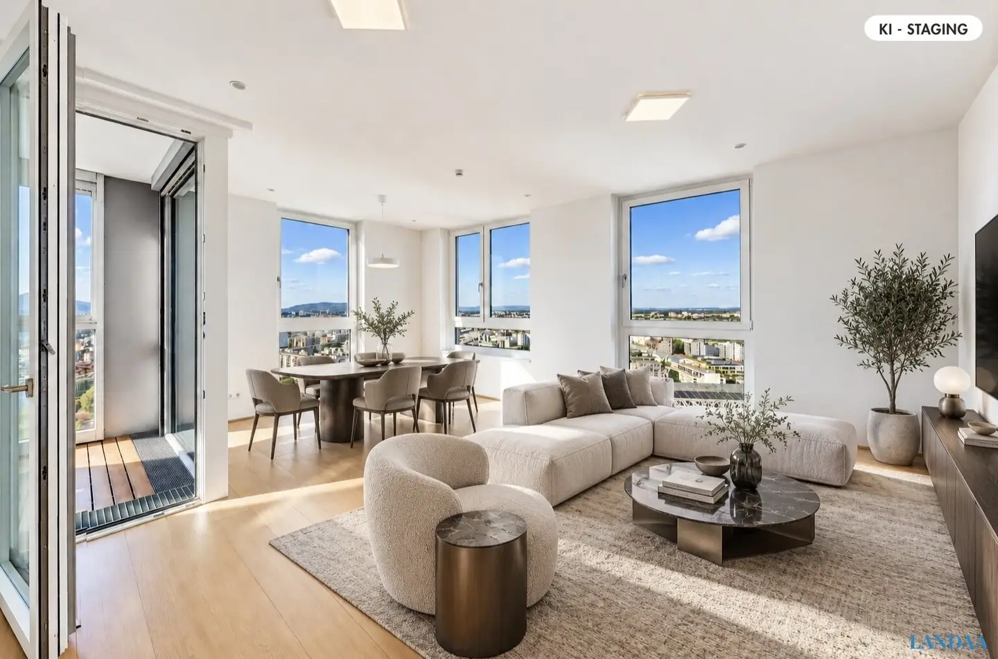 Über den Dächern Wiens: Sky Living mit Rooftop-Pool, International School und U1 vor der Tür