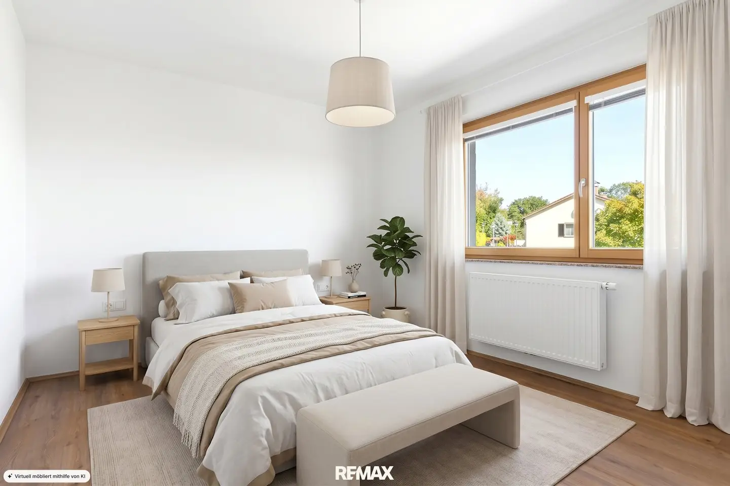 Top renovated 3-room apartment with balcony &amp; view of Pöstlingberg