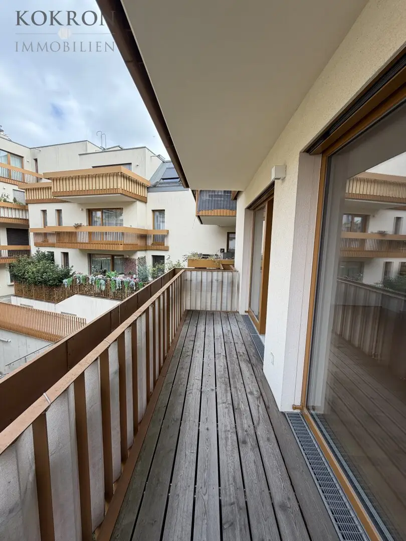 Ruhige, toll geschnittene Wohnung mit Balkon, Garage &amp; Fußbodenheizung