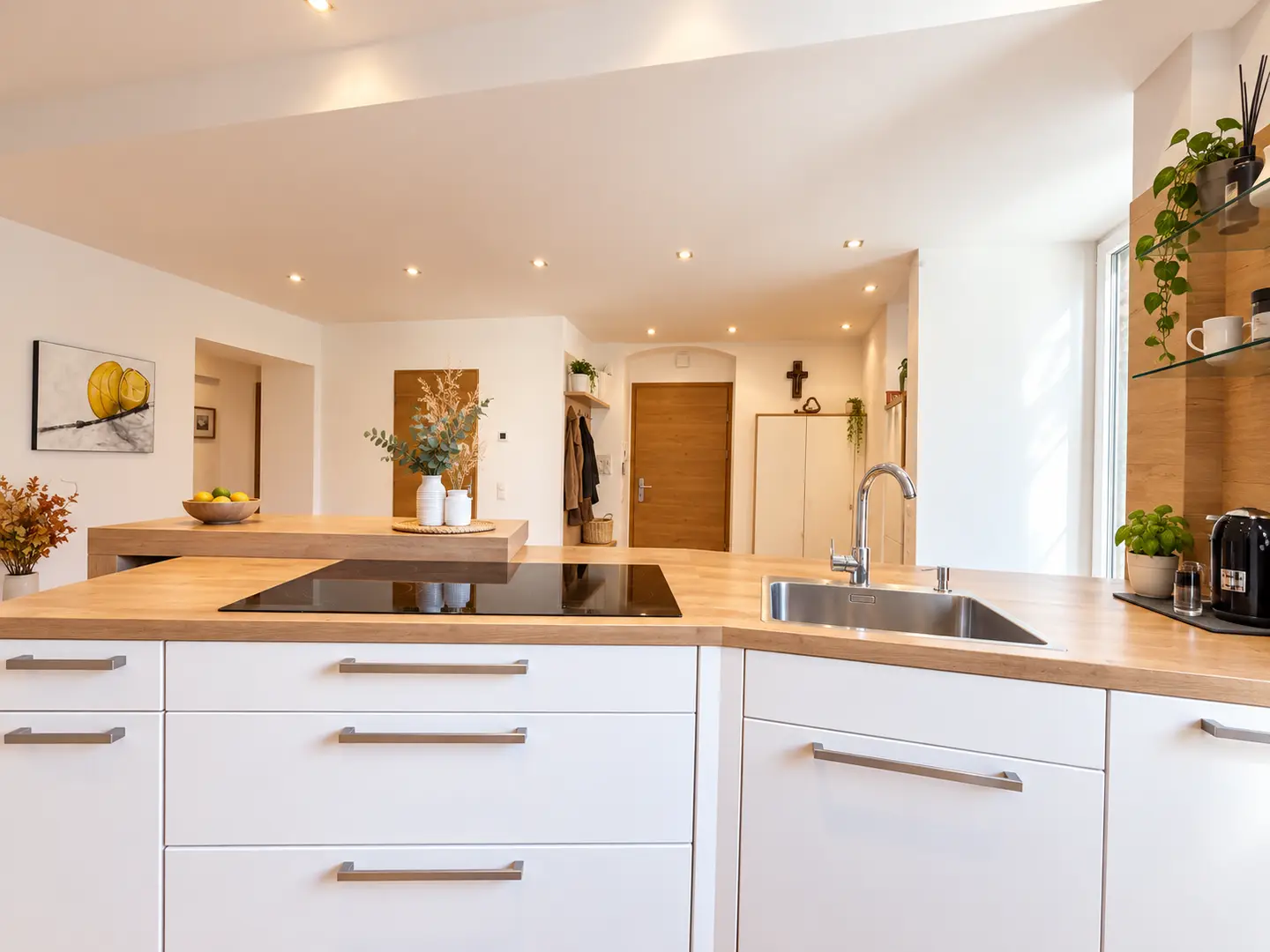 Newly renovated and partly furnished apartment with loggia