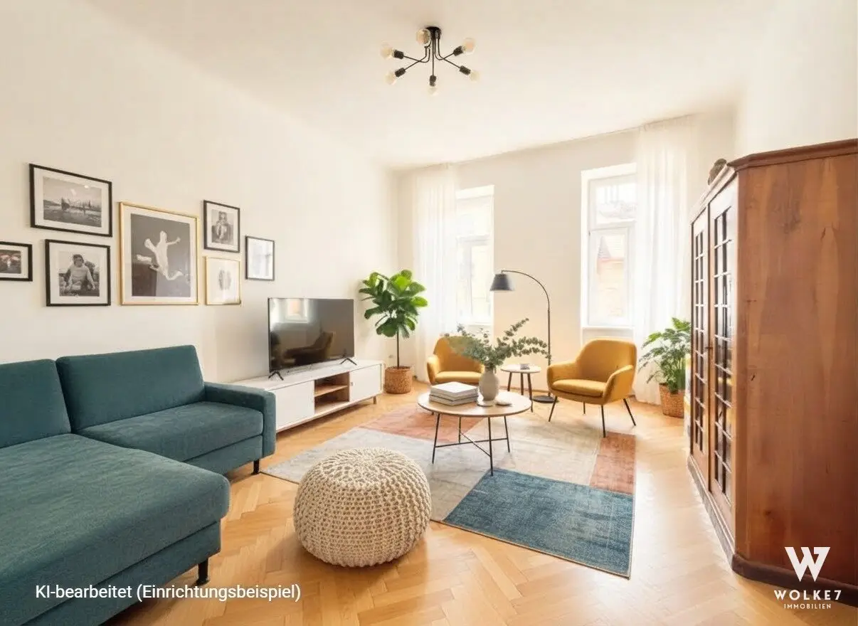 High-quality renovated 2-room period apartment | Central &amp; with elevator