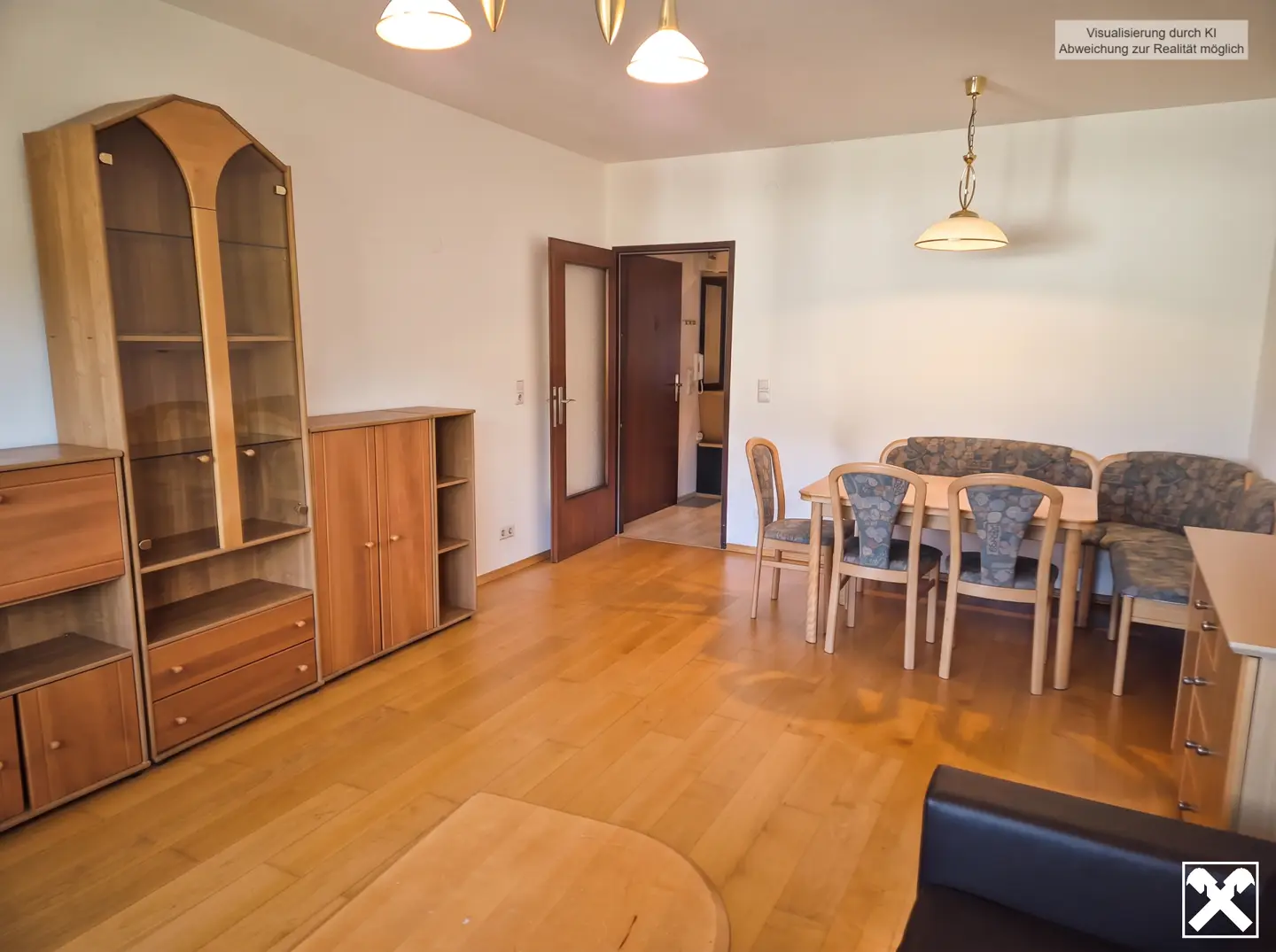 Helle Wohnung mit Balkon Loggia und Ausblick