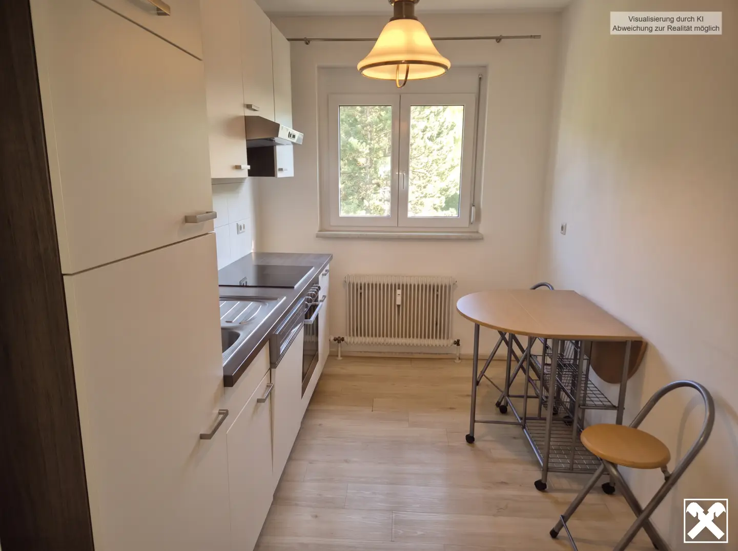 Helle Wohnung mit Balkon Loggia und Ausblick