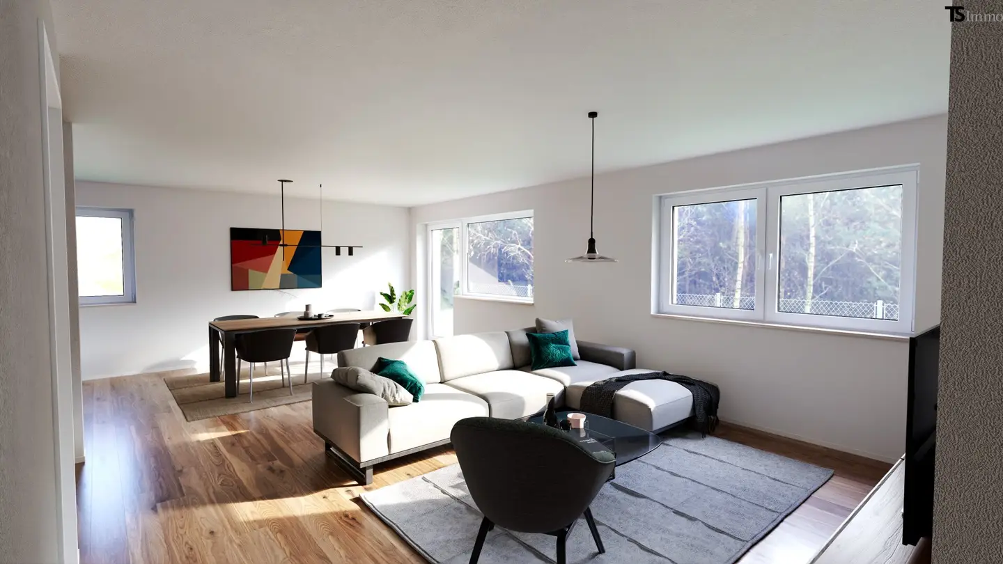 Lustenau: 5 Zimmer Garten-Wohnung ca. 114 m2 Wohnfläche, Gartenfläche ca. 140 m2 in Kleinwohnanlage