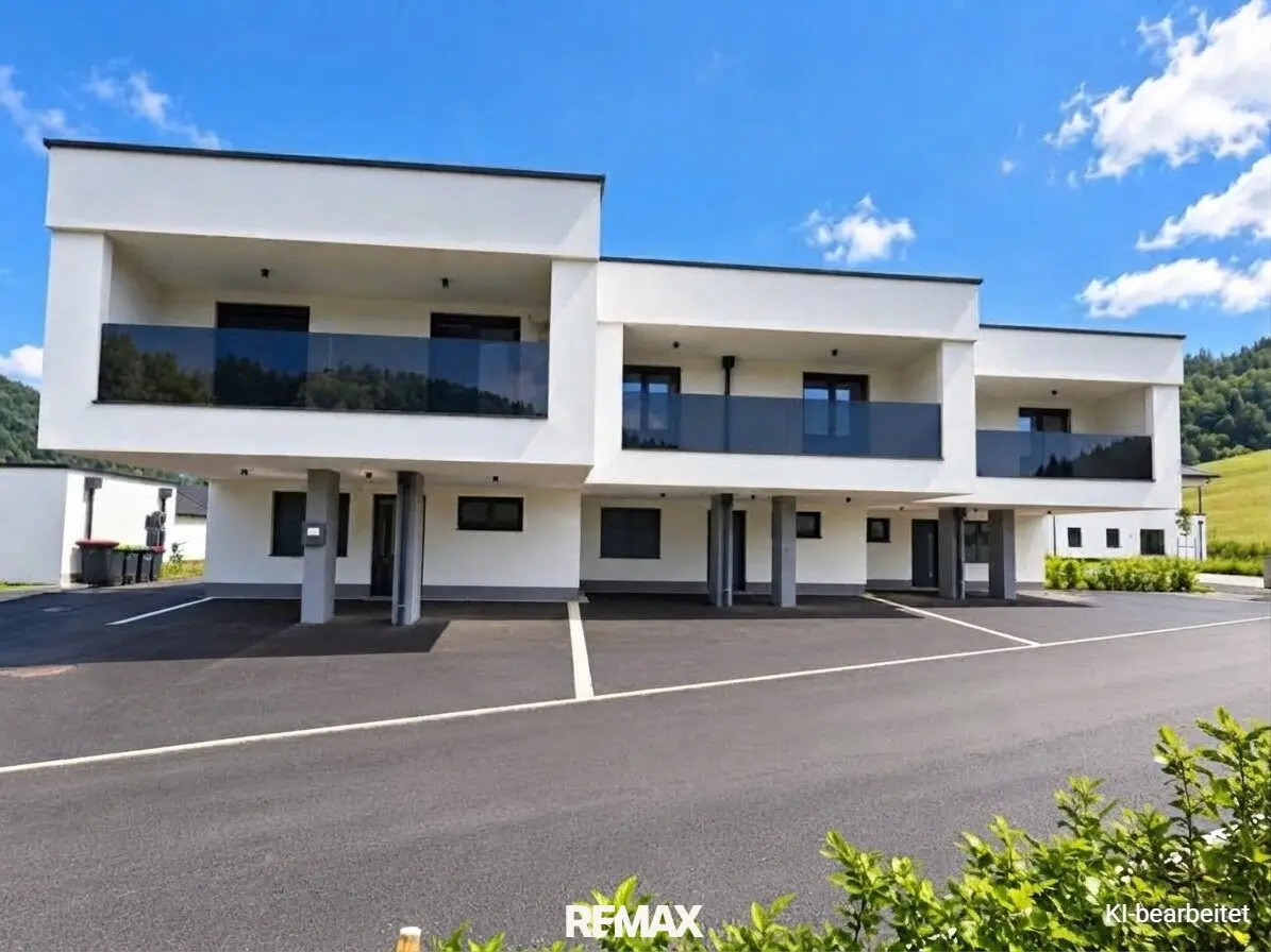 Modernes Reihenhaus mit großem Garten