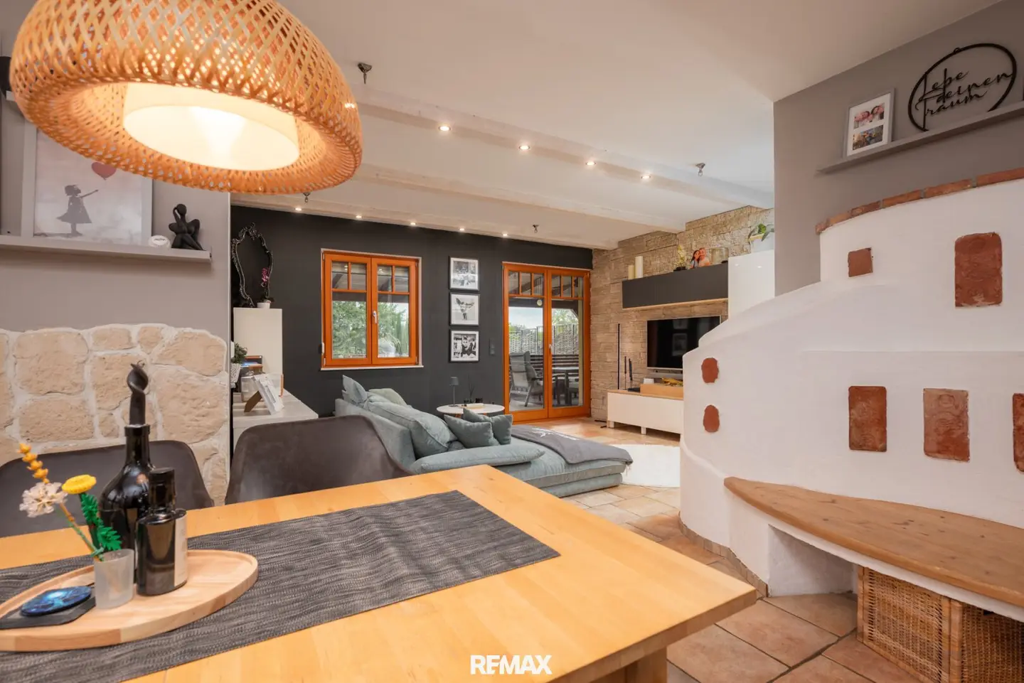 Family living dream with character and private garden