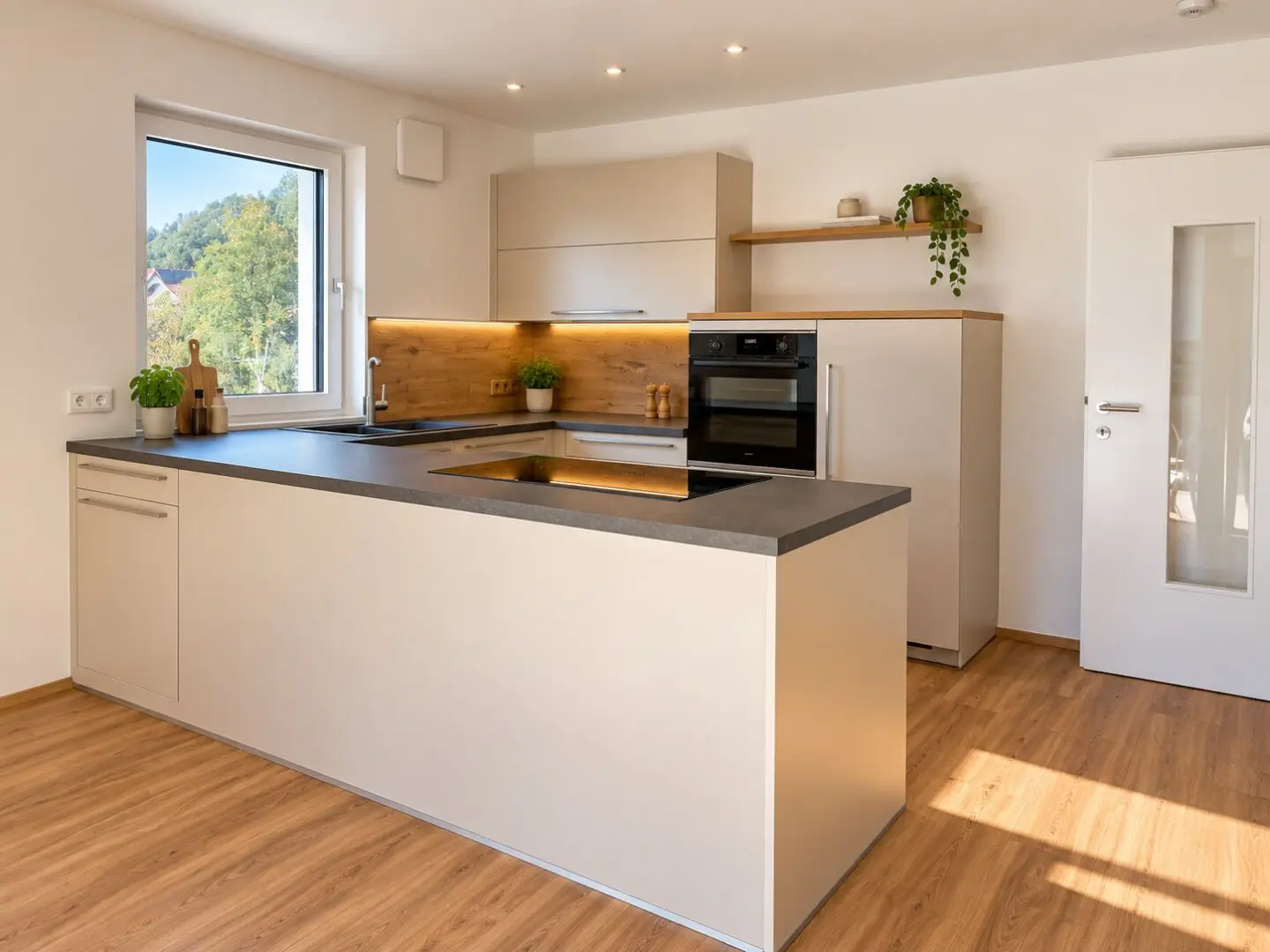 Vier Zimmer für ein Zuhause mit Freiraum