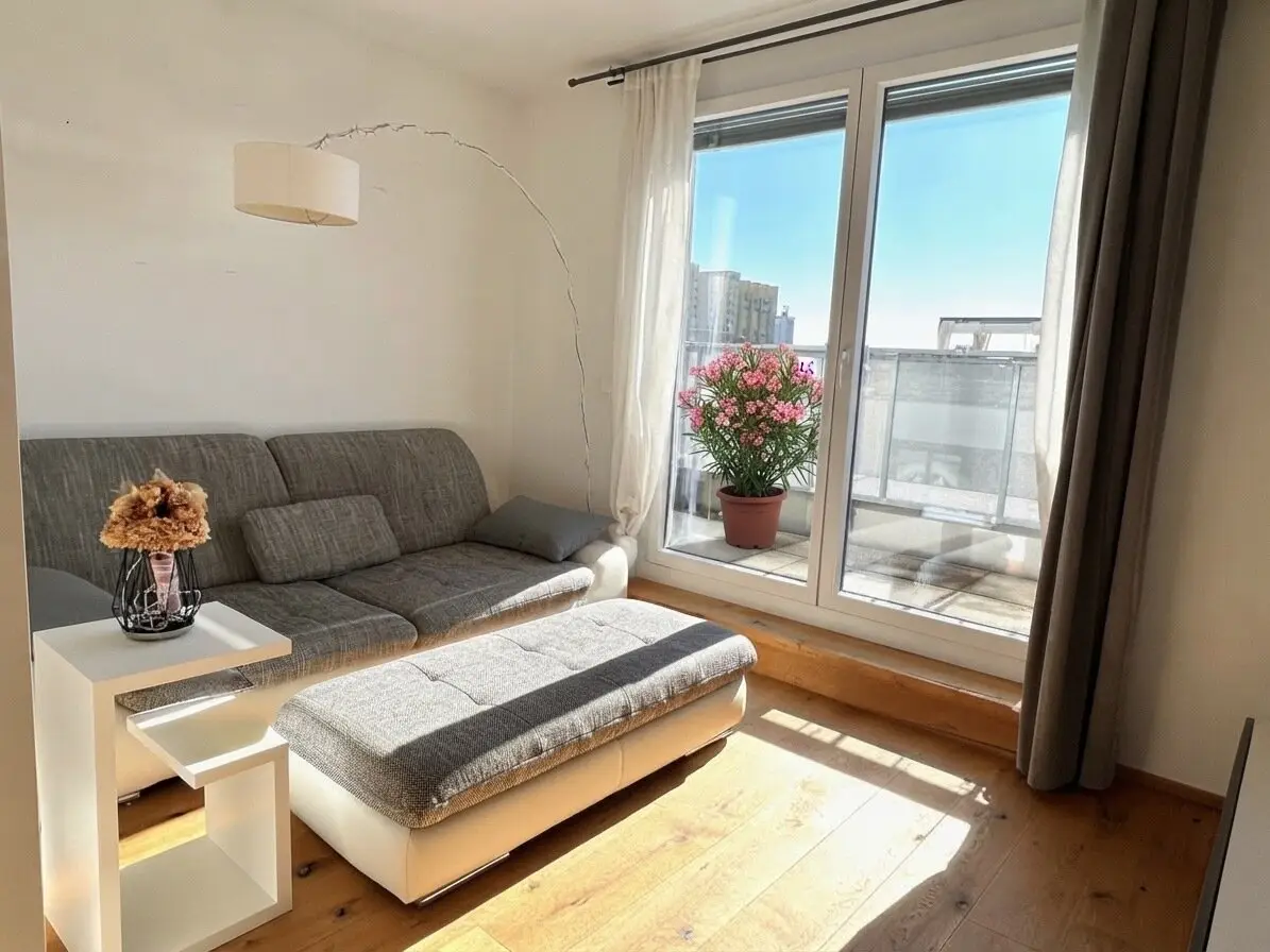 Ruhige, sonnige Terrassen-Maisonette mit Fernblick