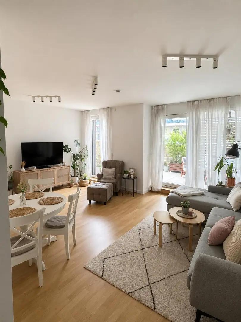 Wohnung with long terrace and abundant light
