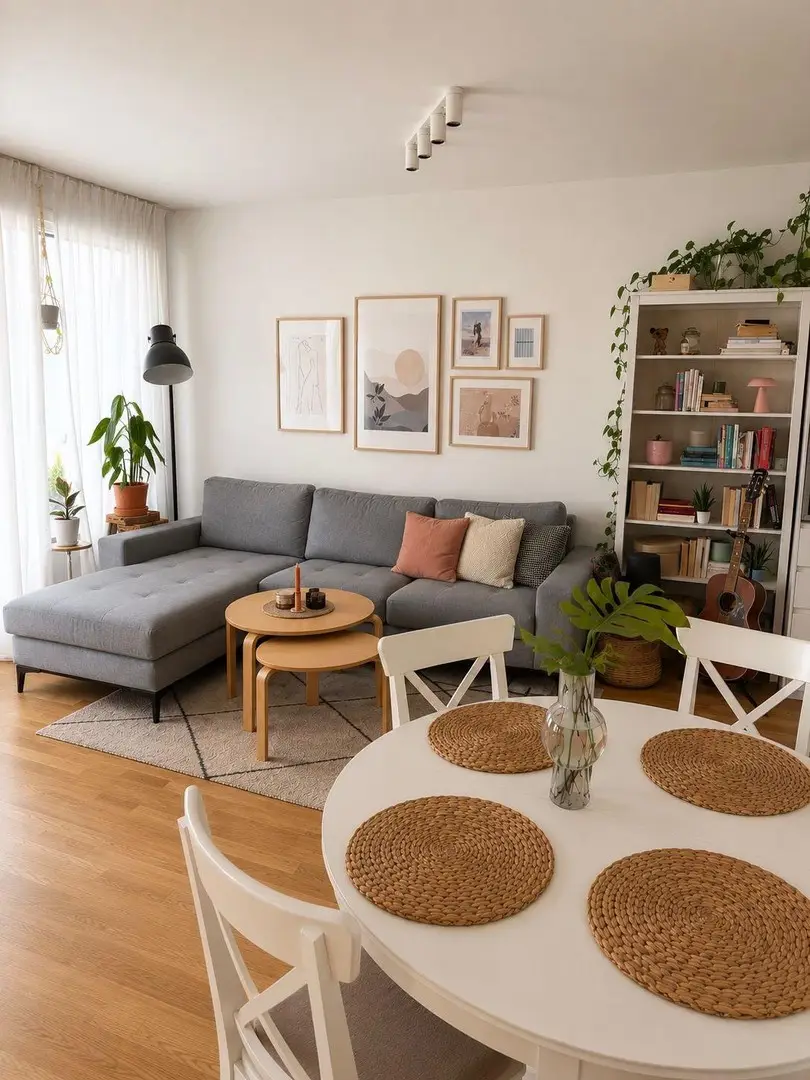 Wohnung with long terrace and abundant light