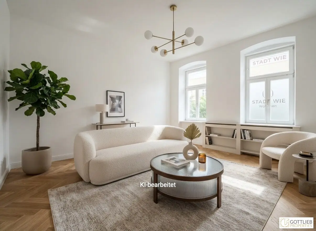 Erstbezug in U-Bahn-Nähe! Liebevoll generalsanierte 3-Zimmer-Wohnung mit Loggia und Balkon in Gründerzeithaus