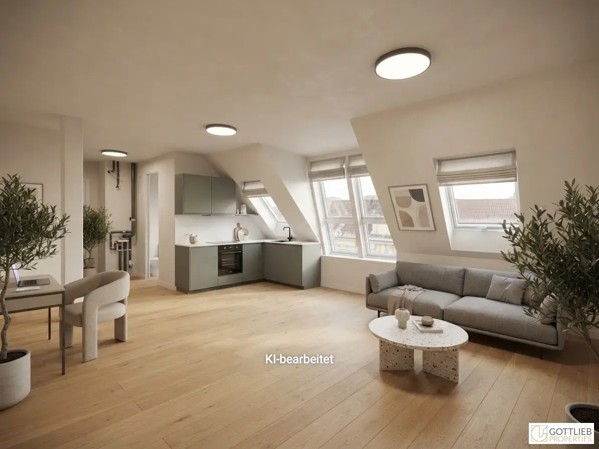 Erstbezug in U-Bahn-Nähe! Lichtdurchflutetes 4-Zimmer-Penthouse mit zwei Balkonen und Dachterrasse mit Panoramablick
