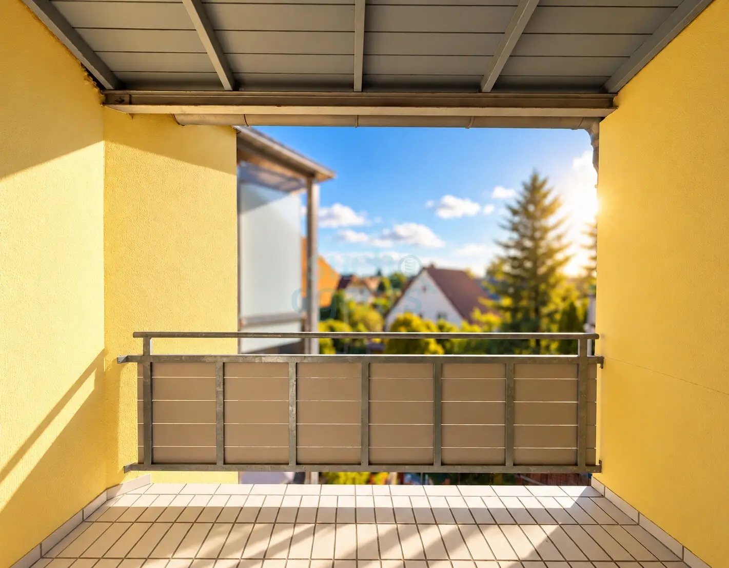 Bright Dachgeschosswohnung with southwest loggia