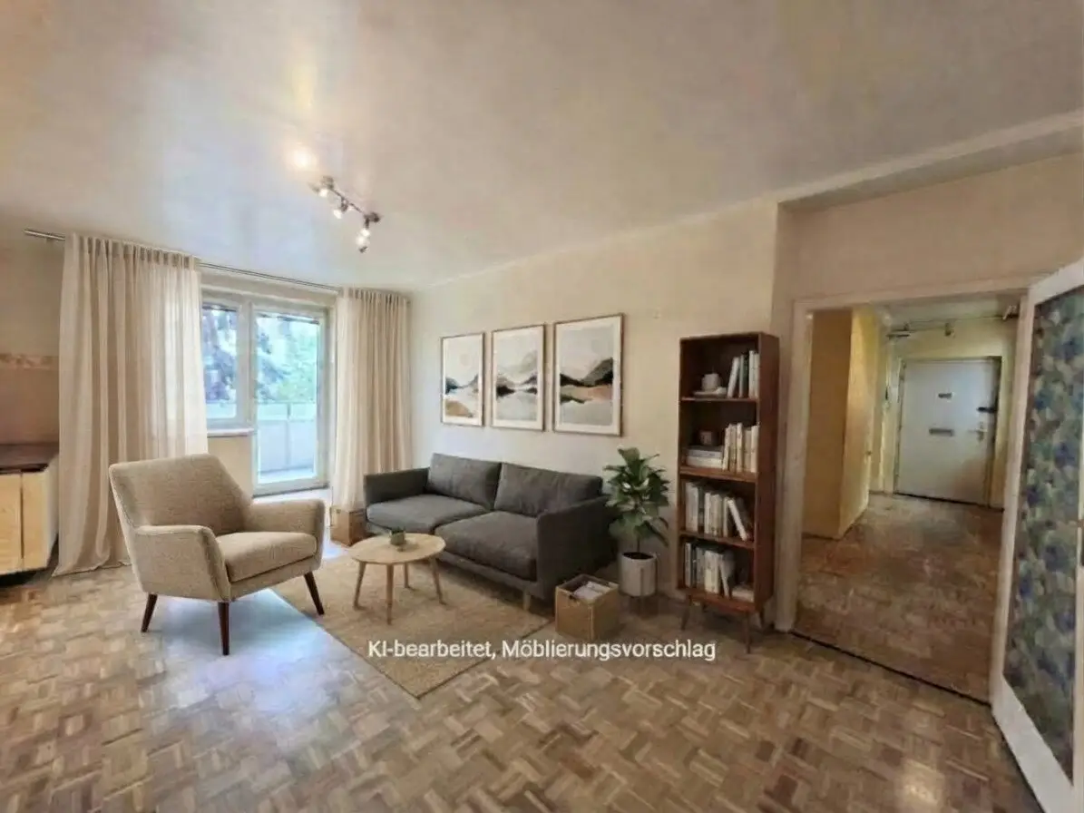 COMMISSION-FREE FROM THE OWNER! INNER COURTYARD LOCATION! INTERESTING 3-ROOM APARTMENT WITH BALCONY NEAR MATZNERPARK!
