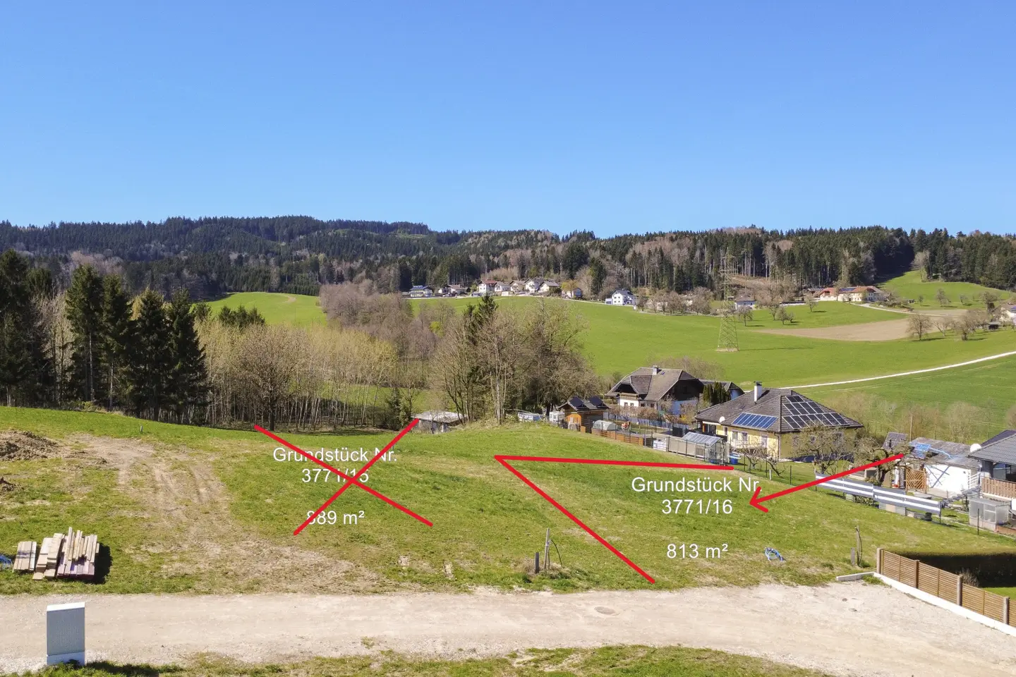 Wohnung in ruhiger naturnaher Lage ideal zum Bauen