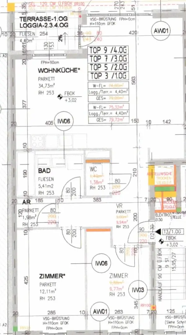 High-quality new build 3 room apartment with loggia perfect for family or flatshare