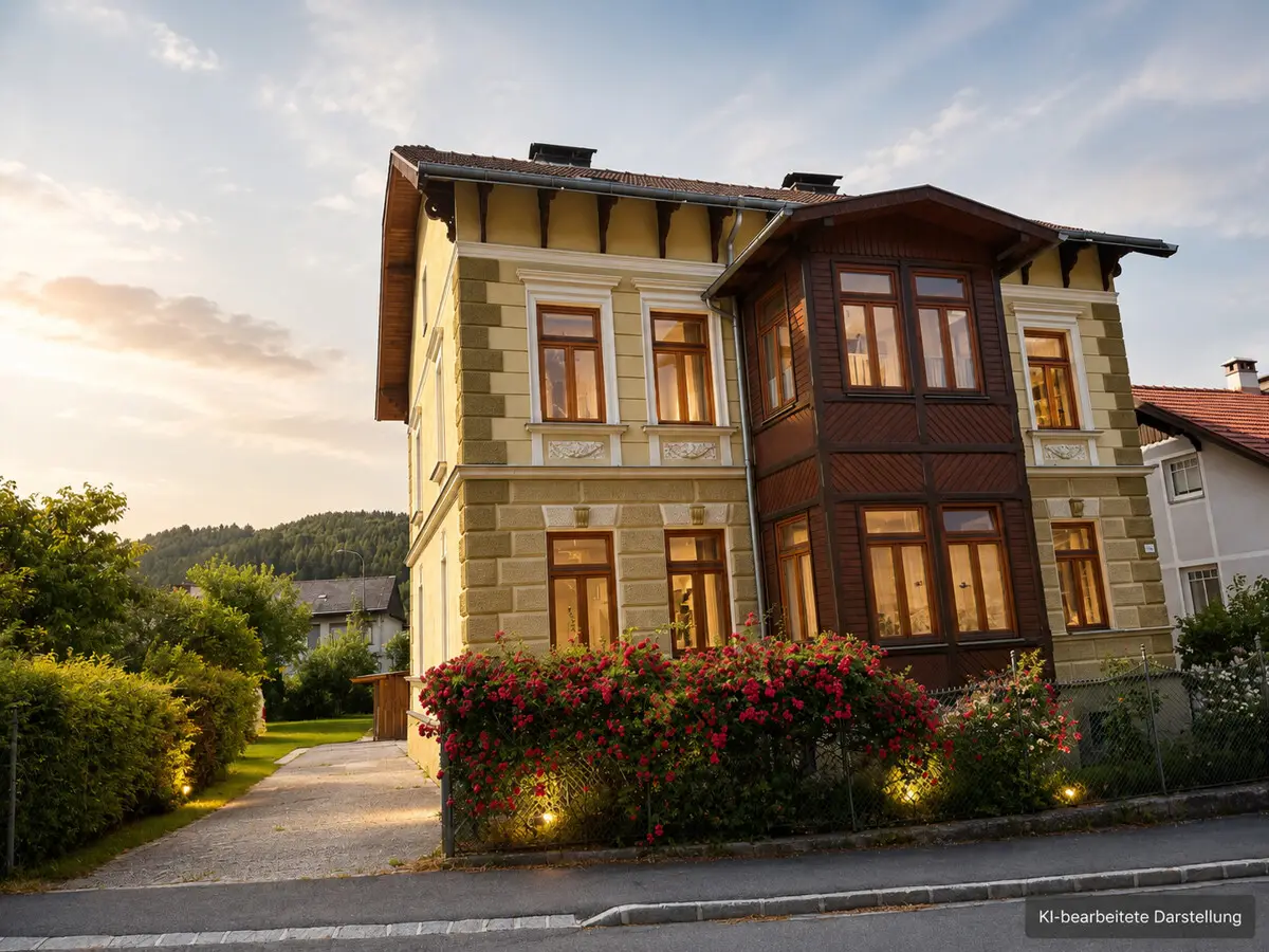 Anlegerwohnung in historischer Villa mit Garten