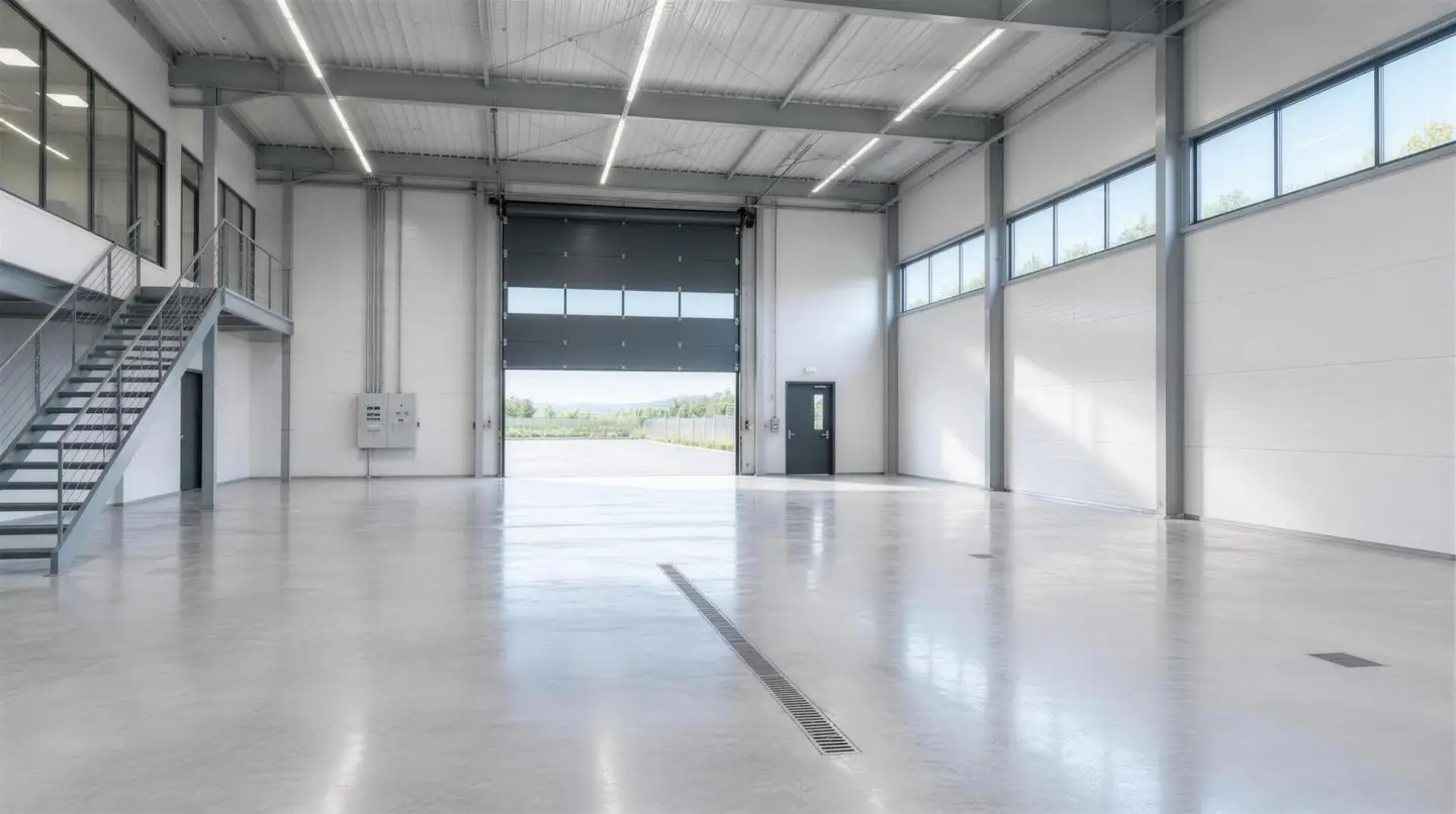 Neubau-Gewerbeeinheit mit Halle und Büro direkt an der A2 – Business Park St. Johann in der Haide