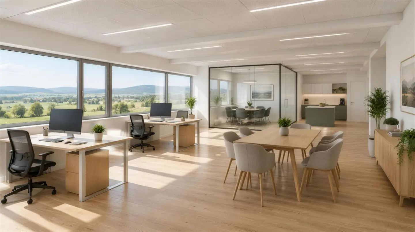 Neubau-Gewerbeeinheit mit Halle und Büro direkt an der A2 – Business Park St. Johann in der Haide