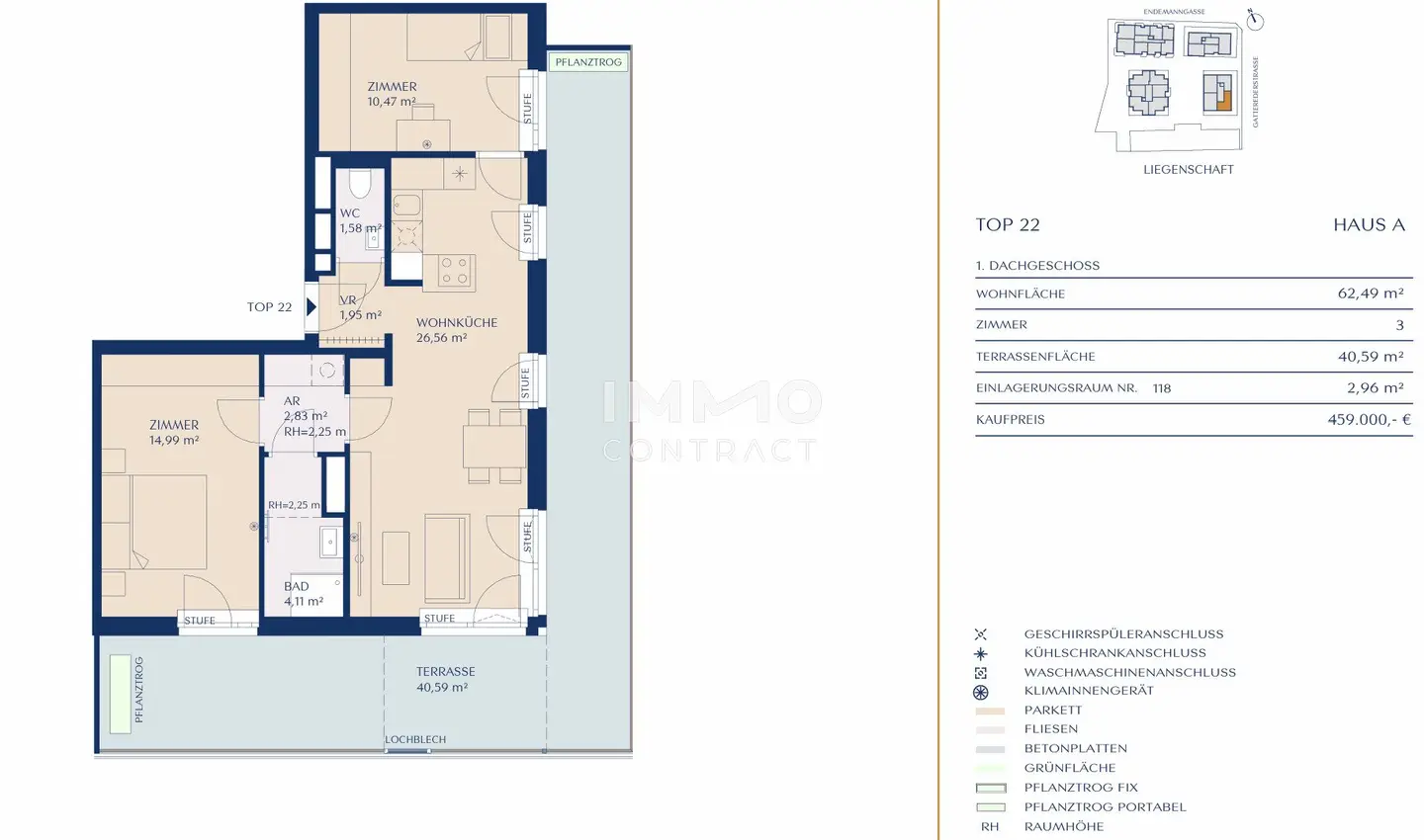 Wundervolle Terrassenwohnung von Ost bis West. Provisionsfrei