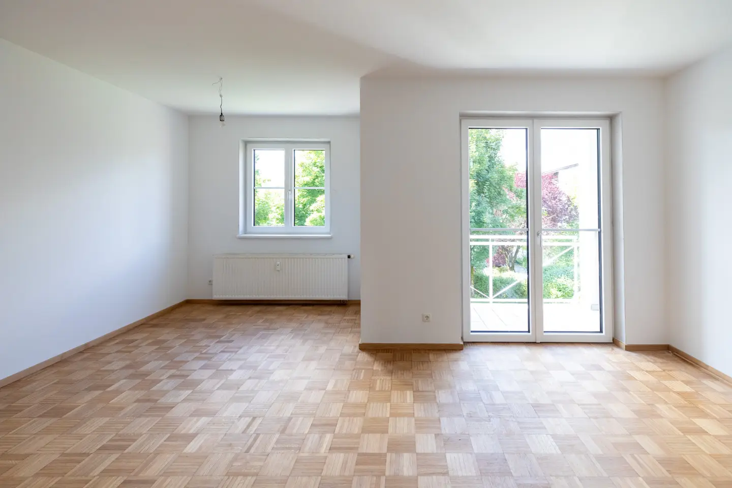 Quiet apartment with loggia and shared garden