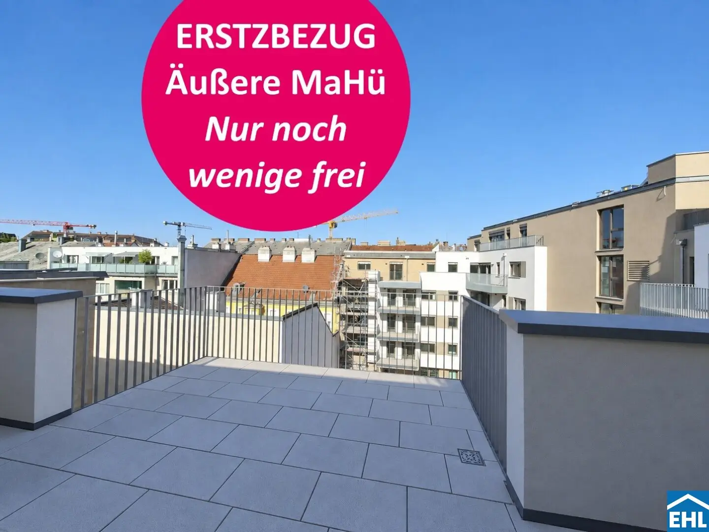 Wiener Stadtoase – ERSTBEZUG - nachhaltiges Energiekonzept – Mit Balkon, Loggia, Terrasse oder Garten