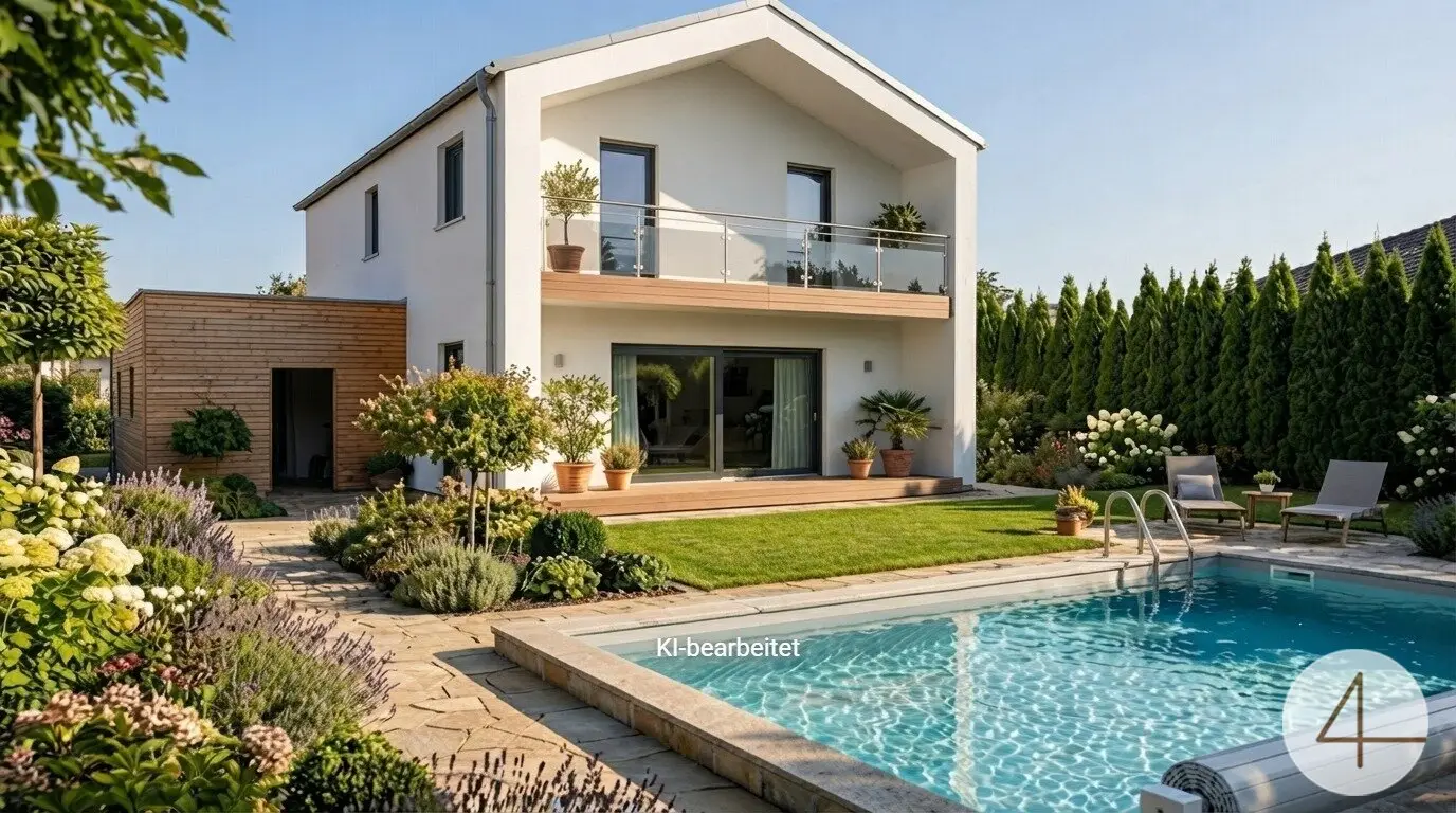 Modern single-family house with timeless charm