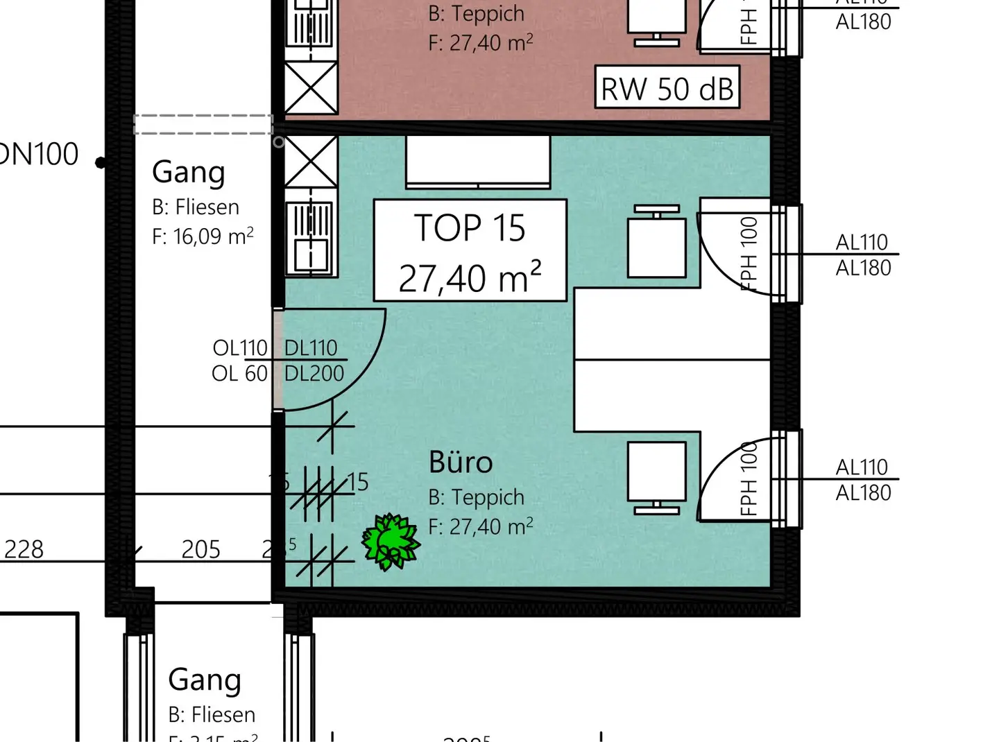 BLACKPOINT - Erstbezug 27m² Bürofläche zu vermieten!