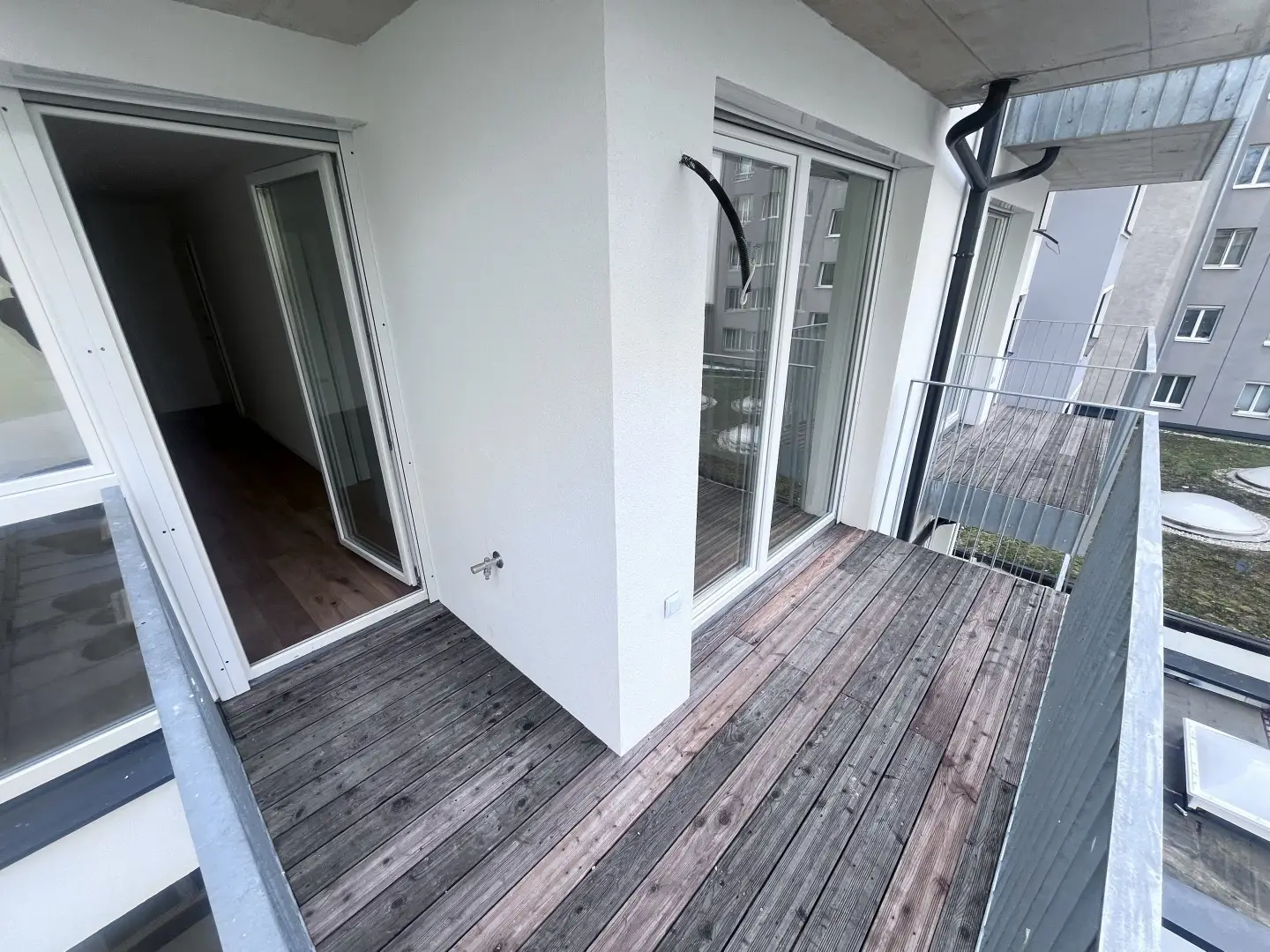 Anlegerwohnung Erstbezug mit hofseitigem Balkon