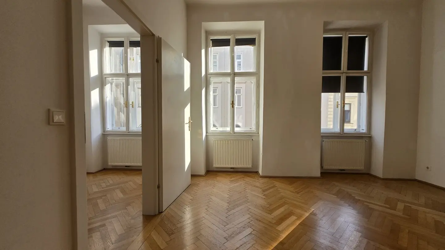 4-room period apartment near Klinik Landstraße, flatshare suitable, 2nd floor without lift