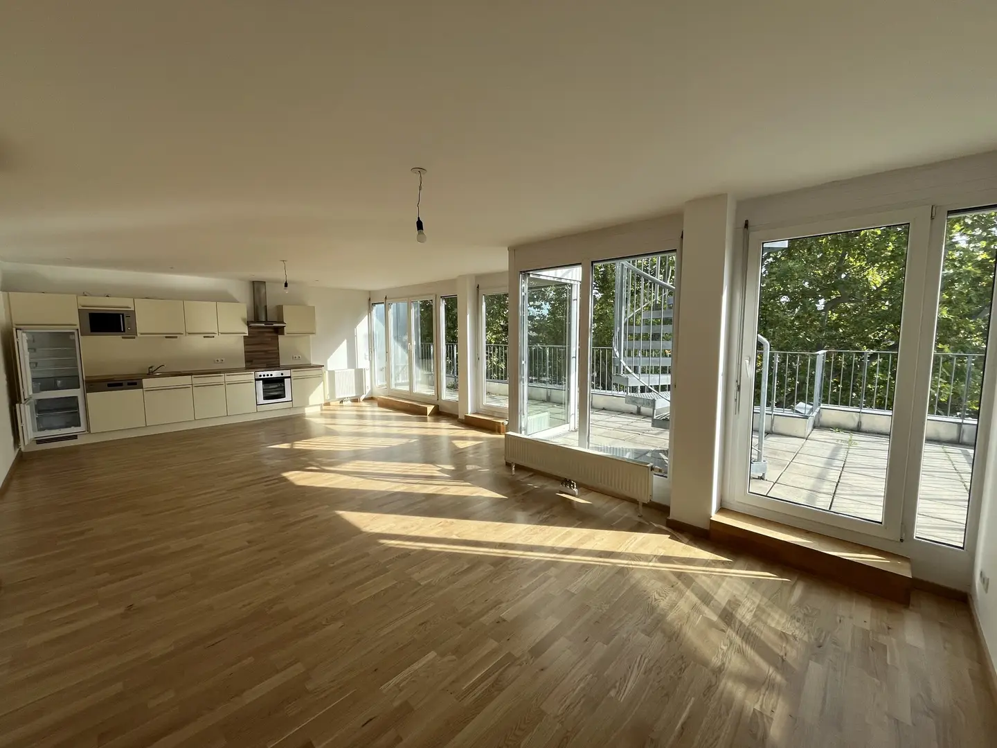 Dachgeschosswohnung with large roof terrace and air conditioning