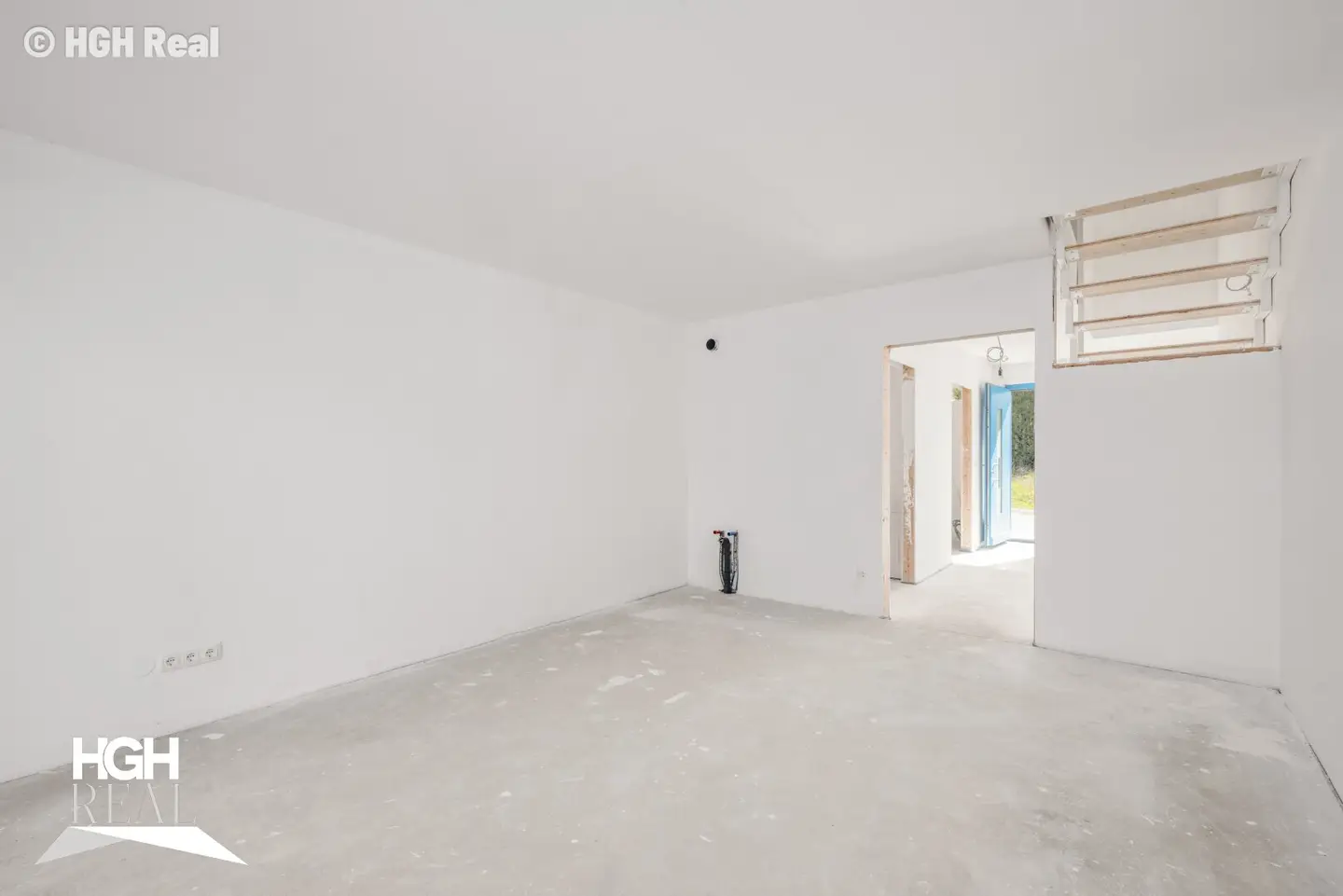 8230 Schölbing near Hartberg: Shell finish space miracle at a low price - 3 rooms, terrace, garden and parking spaces
