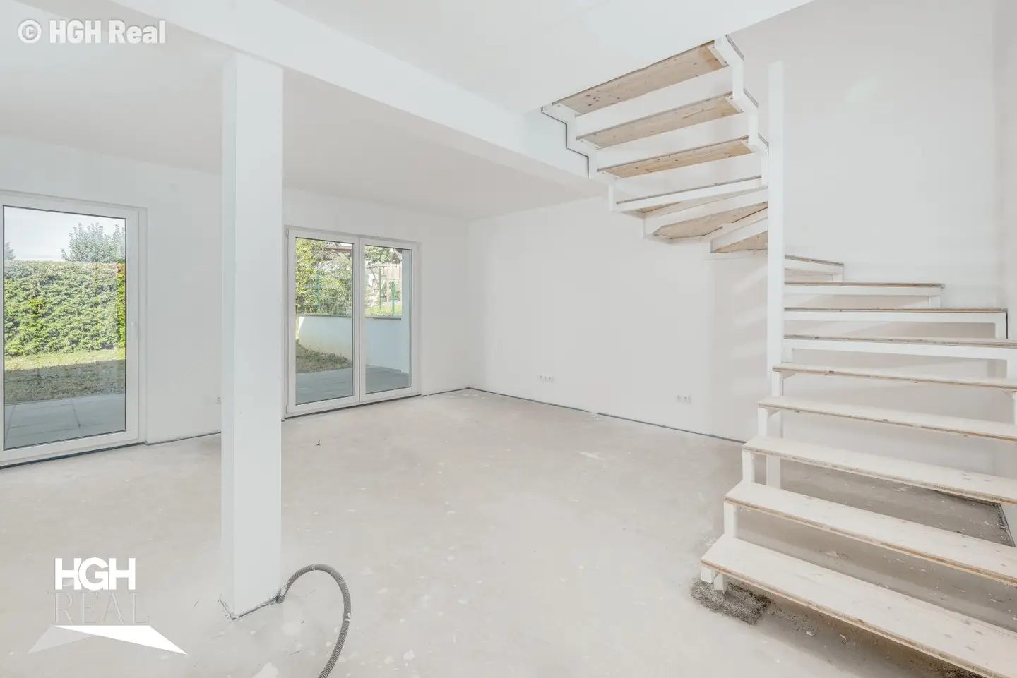 8230 Schölbing bei Hartberg: Belagsfertiges Reihenhaus zum leistbaren Preis - 4 Zimmer mit Balkon, Terrasse und Garten