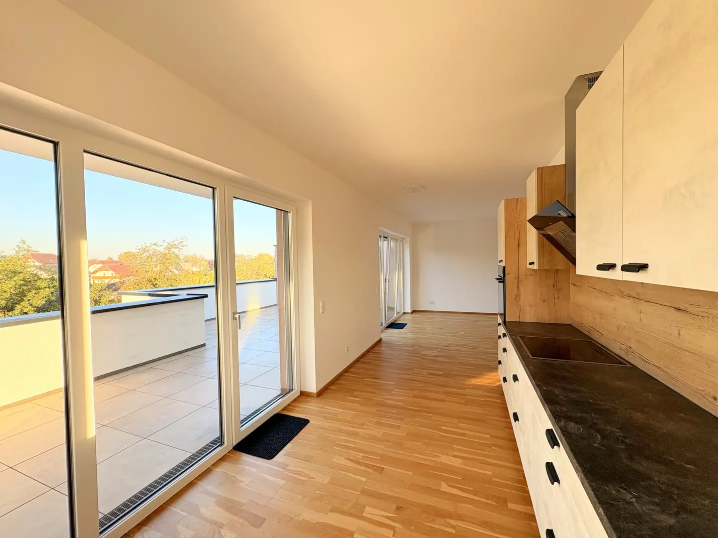 Penthouse mit großer Dachterrasse sonnig und ruhig