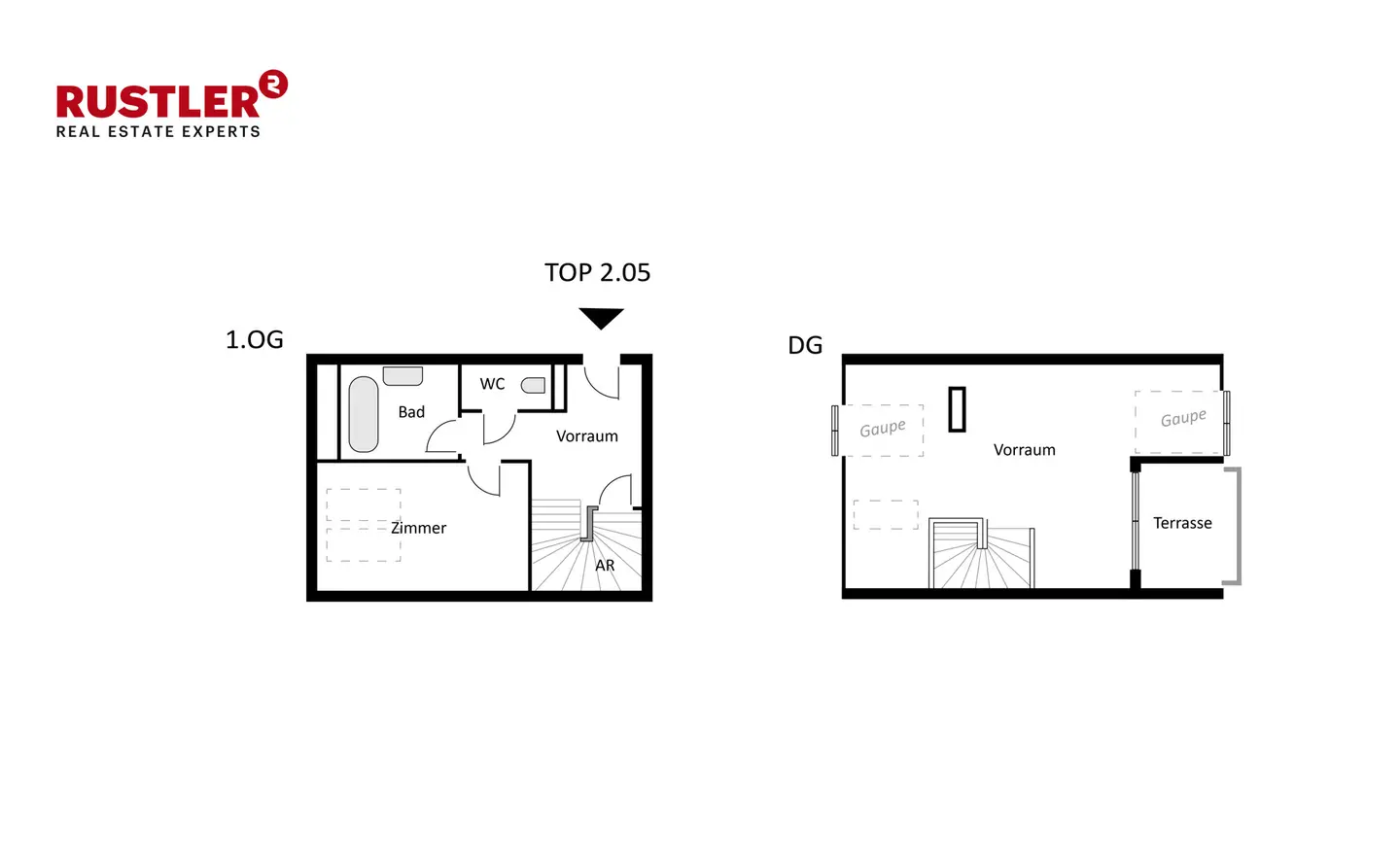 Bright Wohnung with private terrace near the Prater