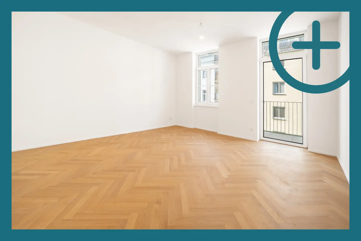 Helle Altbauwohnung mit Balkon und Fischgrätparkett