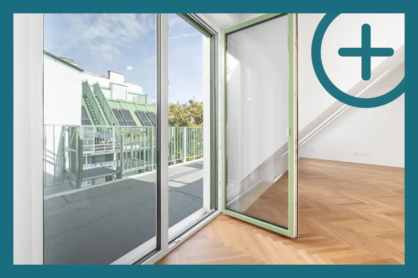 Bright Maisonettewohnung with private roof terrace