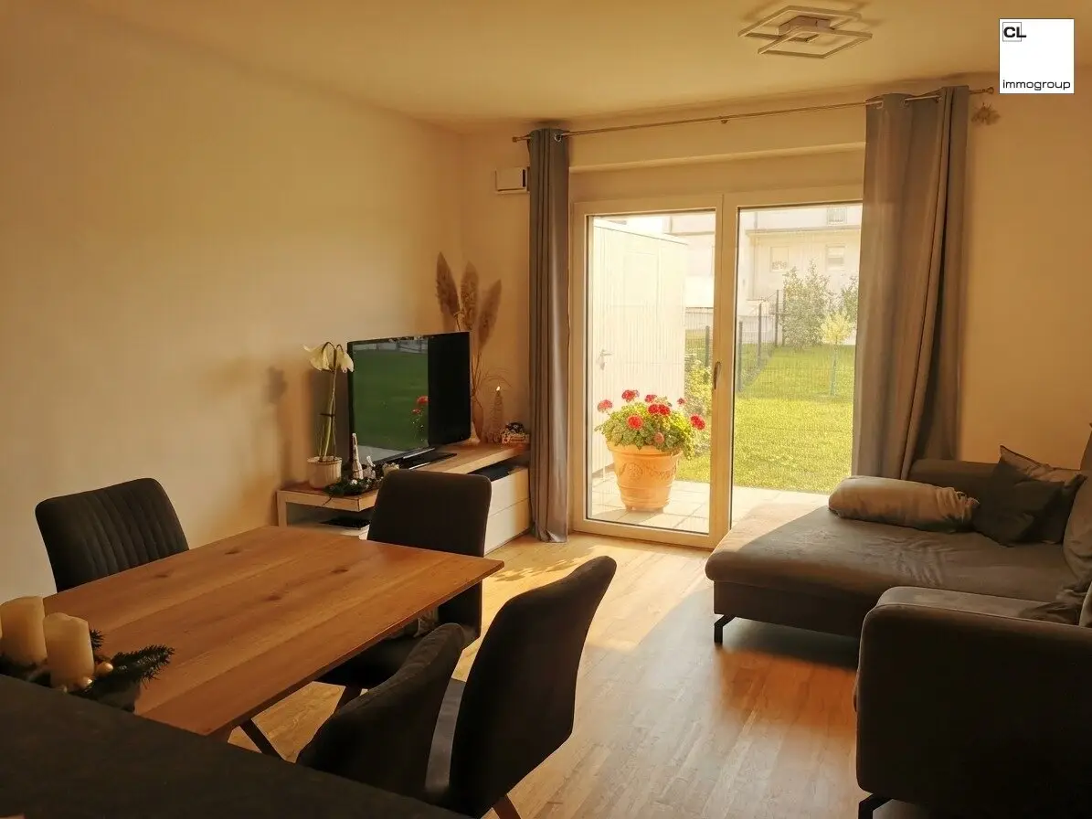 Modern wohnen mit Garten &amp; sonniger Terrasse – neuwertige 3-Zimmerwohnung zur Miete